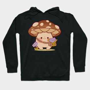 Flower Picking Mushroom Hoodie